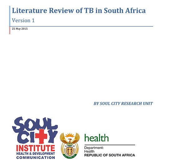 literature review on tuberculosis